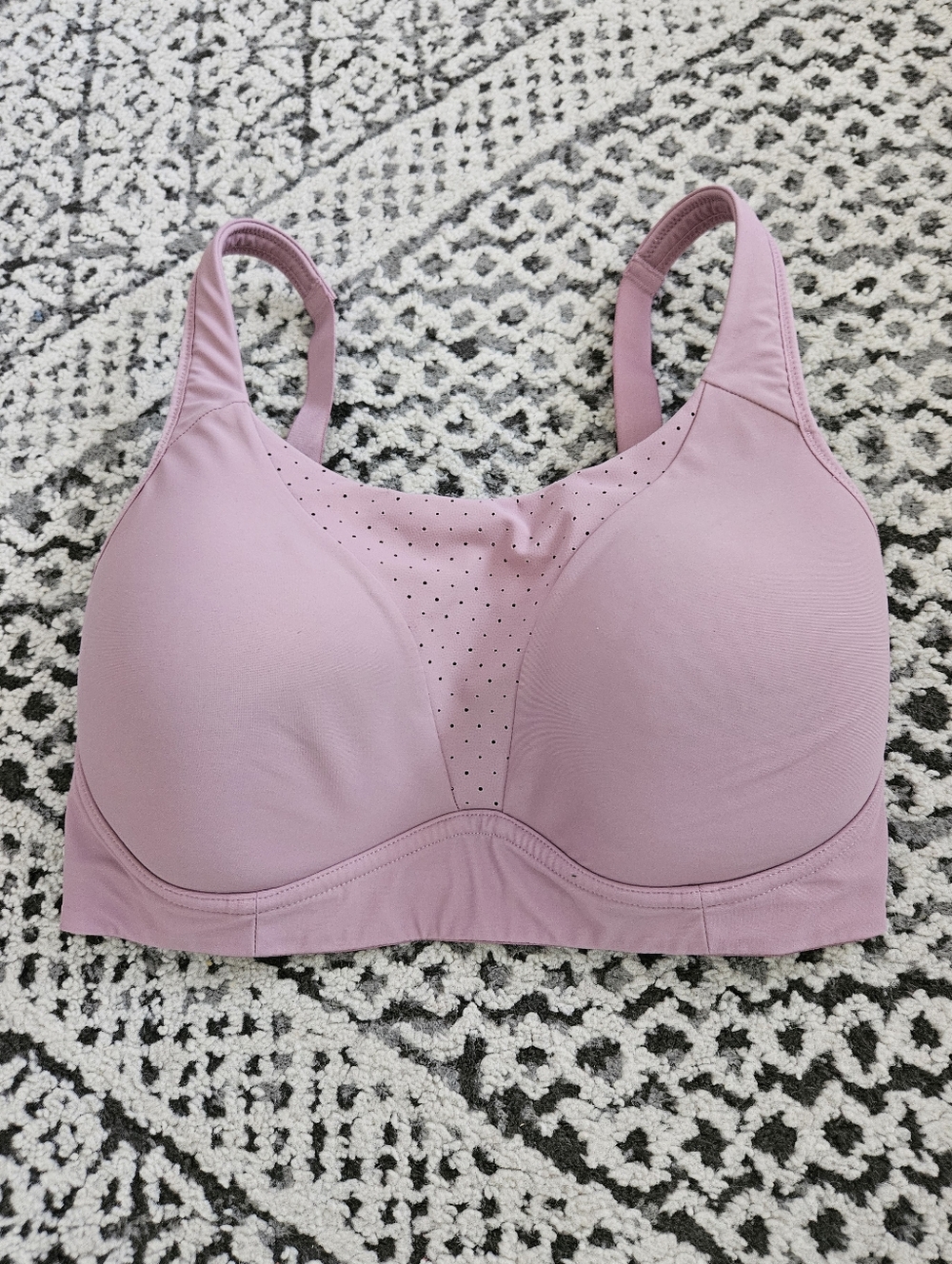 Lululemon Run Times Bra Size 32E In Dusty Pink